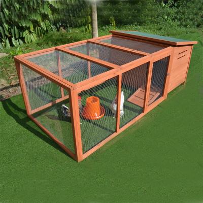 China Viable Custom Wood Hutc Cageh, Bunny Cage Rabbit Hutch Wood, Handmade Wooden Rabbit Hutch for sale