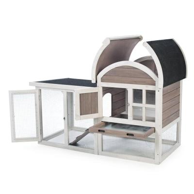 China Viable Rabbit Hutch Wood House Pet Cage for Small Animals Chicken Cage Rabbit Hutch Outdoor Garden Wooden Hen House for sale