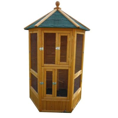 China Sustainable Wooden Bird House Pet Cages B2C Carriers for sale