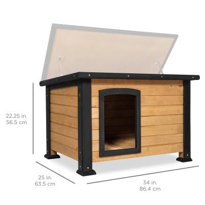 China Large Sustainable Wooden Settlements Flat Roof Niche for sale