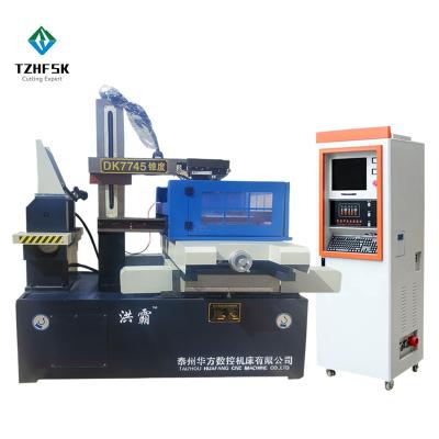 China Factory Supply Multi Cut DK7745 EDM CNC Wire Cutting Machine With Vertical Multi-Cutting Control Cabinet for sale