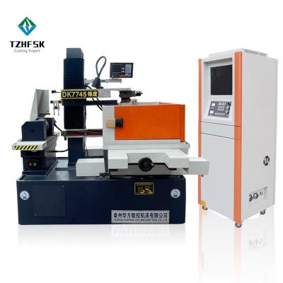 China Machinery Repair Shops CNC Multi-Cutting Wire Cut EDM Machine DK7745 High Precision Roughness Linear Guide Rail Good WEDM for sale