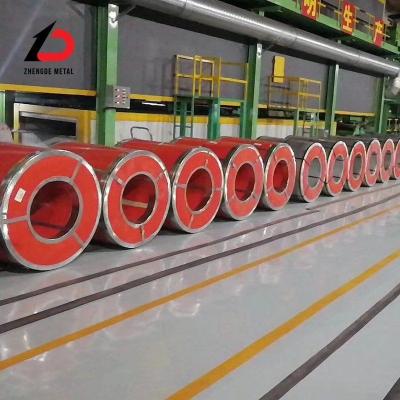 China Color Coated Z120-275 Steel Coil Building Materiels Gi Gl PPGI PPGL Zinc Coat Red/Blue/Green PPGI Coil for Construction for sale