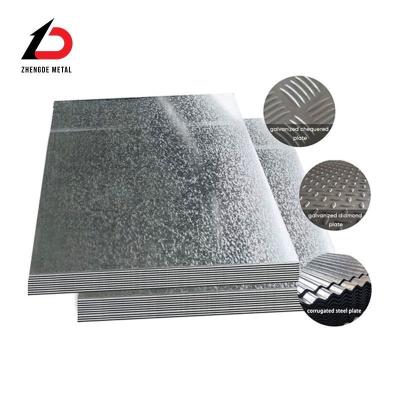 China Warmgewalzte SPCC galvanisierte Stahlplatte Dx51d Dx52D Dx53D Z100 Z150 Z275 Zinkbeschichtete Gi-Platte zu verkaufen