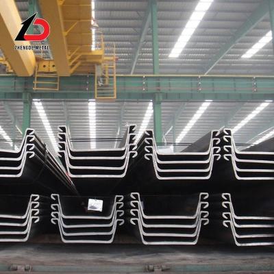 China Standard Z Piles U Hot Rolled Steel Sheet Piles Type 3 Type 2 6m 9m 12m for sale