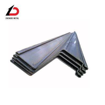 China Hot Rolled 400*100*10.5 U-Shape Steel Sheet Pile S275 S355 Mild Low Carbon Steel Sheet Pile for Sale Factory Price for sale