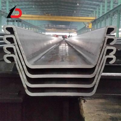 China Hot Selling Cheap Steel Sheet Pile Type 2 Sy295/Sy390 Sheet Pile U Shaped Z Shaped Sheet Pile 10.5mm Steel Sheet Pile for sale