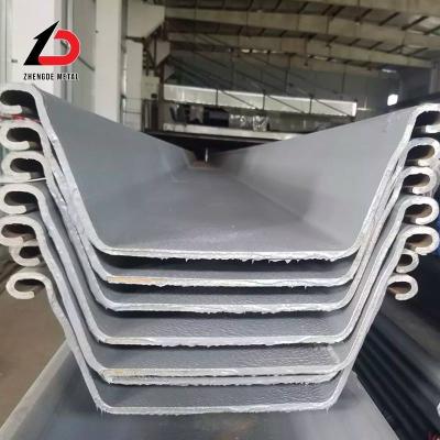 China Factory Low Price Sy290 Cold Rolled U Steel Sheet Pile Hot Rolled U-Type for Retaining Wall Cold Rolled Larsen Steel Sheet Piles for sale