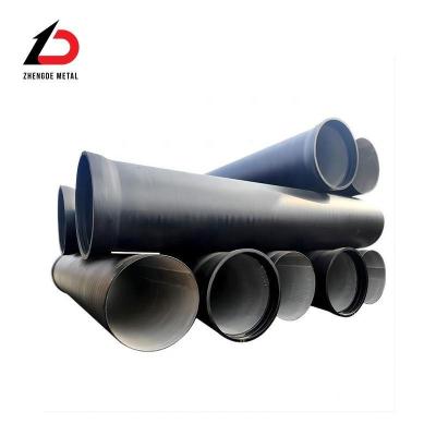 China 80mm 100mm Professional ISO2531 En 545 En 598 Tyton K9 K8 K7 Push-in Joint Centrifugal Casting Ductile Iron Pipes for sale