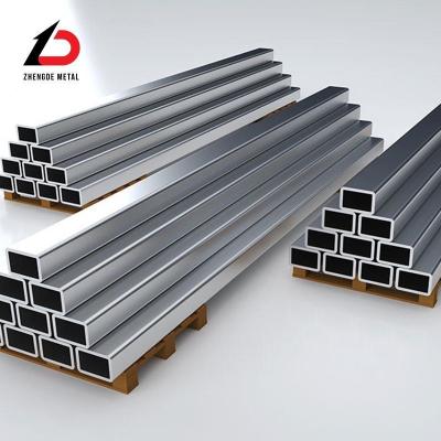 China                    High Quality Decorative AISI 201 304 316 430 Rectangular Square Ss Hairline Hollow Section Stainless Steel Square Pipe/Tube              for sale