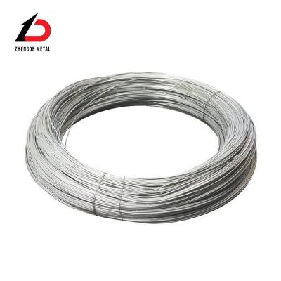 China Arame de aço galvanizado de alta tração 0,3 - 11,0 mm Arame de ligação eletrogalvanizado galvanizado, preto, anelado Arame plano não ligado à venda