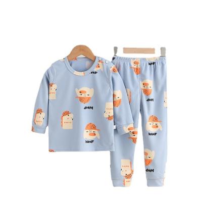 China Breathable Organic bamboo toddler infant lounge set boys children pajamas custom kids sleeping set kids sleepwear pajamas for sale