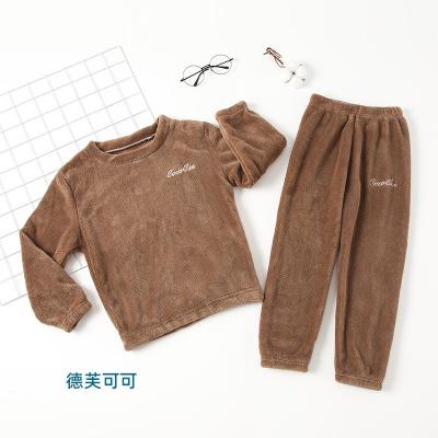 China Thermal Wholesale Sleepwear Boys Children Girls Kids Print Organic Cotton Plain Baby OEM Bamboo Kids Pajamas Set for sale