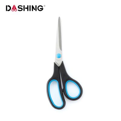 China Sharp and durable professional comfort stainless steel soft handle, multi-purpose and straight office craft scissors for sale