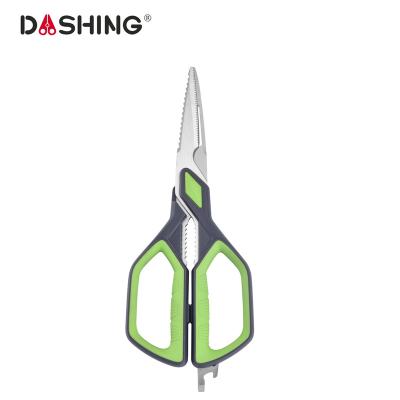 China Universal Utility Scissors RUSHING Vegetable Multi Function Kitchen Meat Stainless Steel Cutter Kitchen Scissors for sale