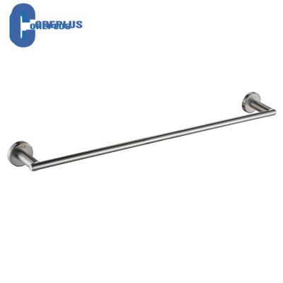 China Family Bathroom Stainless Steel Towel Rack Single Bathroom Stainless Steel Towel Rod for sale