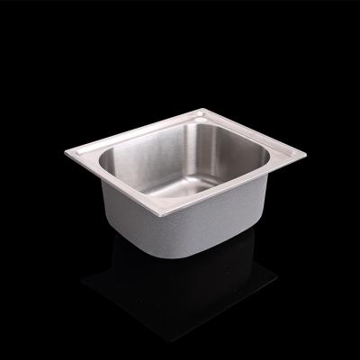 China Without Faucet 4236 Split Body Stretching Sink Stainless Steel Kitchen Sink for sale