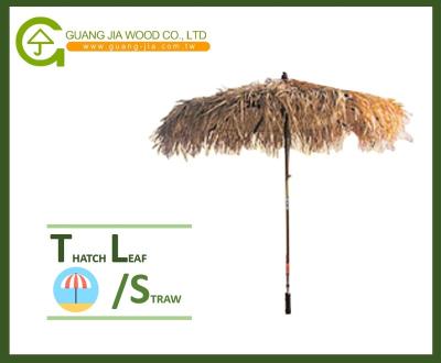 China Furniture Palm Thatch Outdoor Beach Umbrella for sale