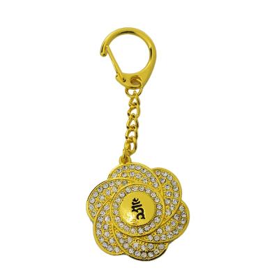 China Metal Jewelry Encrusted Buzz Key Chain for sale