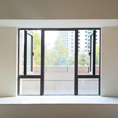 China Durable Good Price Broken Aluminum Bridge Single / Double / Triple Glass Cheap Casement Windows for sale