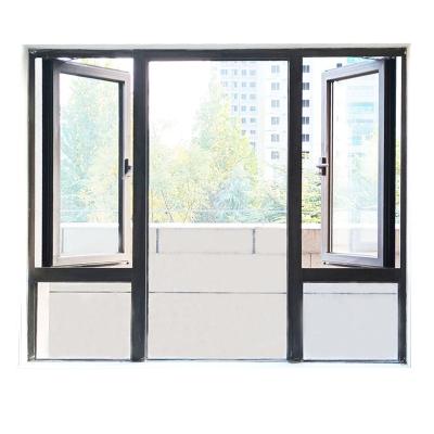 China Modern China Made Factory Price Aluminum Heat Insulation Insect Control / Windproof / Dustproof / Real Estate Casement Windows For Project for sale