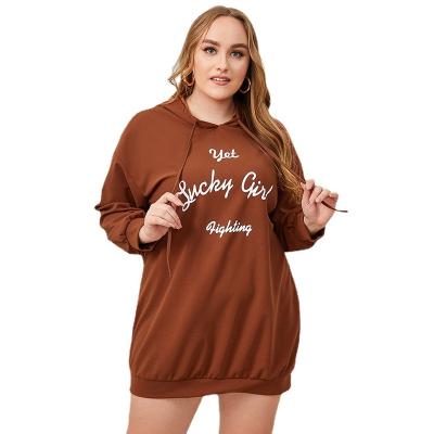 China WOMEN'S SWEATSHIRT 100% breathable high quality heavy cotton brand print logo brown hoodie HOODI for sale