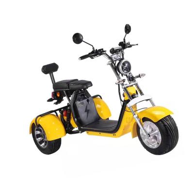 China EEC 45km/h europe warehouse 1500w 60v20ah popular safe and realiable lithium battery 3 wheel unisex electric scooters motor citycoco for sale