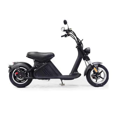 China Suppliers system electric scooter citycoco 1500w 60V20AH lithium battery unisex powerful adult tire wholesale for sale