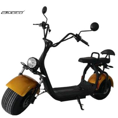 China Amoto EEC/COC certificate unisex scooter electric scooter 1500w 60V 20AH off road citycoco for sale