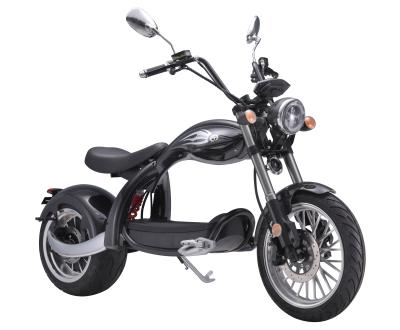 China Warehouse 2 Wheel 2000w 60v 28ah Unisex Lithium Battery European Motor Powerful Adult Electric Scooter EEC Certificate Citycoco for sale