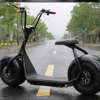 China AMOTO 1000w 60v lithium battery unisex economical fat tire off-road electric scooter two wheel citycoco for sale