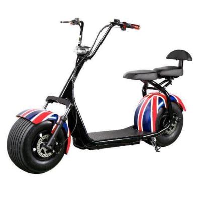 China Factory direct China factory price 1000w 60v lithium battery fat tire unisex off-road electric scooter two wheel citycoco for sale