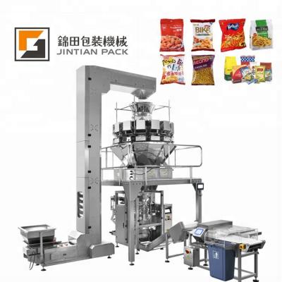 China Hot Selling Chemical Puffed Full Food Automatic Potato Chips Banana Fries Packing Machine Production Line With High Quality for sale