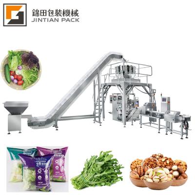 China 520W Full Automatic Food Bag Frozen Food Vegetable Greens Greens Packing Machine for sale