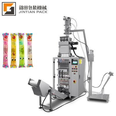 China High speed automatic GARMENT mulitilane sauce liquid sugar powder stick packing machine for sale