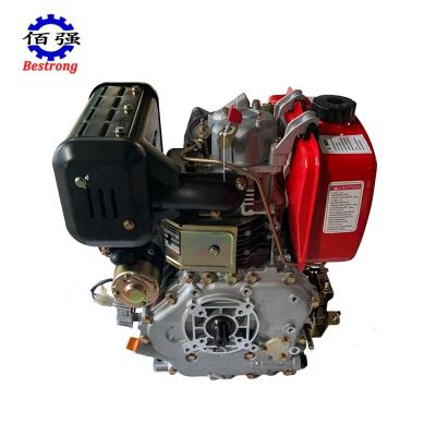 China Powerful 10HP 186FA Air Cooled Electric Start Air Cooled Single Cylinder Diesel Engine for sale