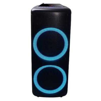 China 10 Inch Double PA Private Wireless Speaker System Professional Stage 100 Watt Power Rechargeable Speaker No Party Speaker Box for sale