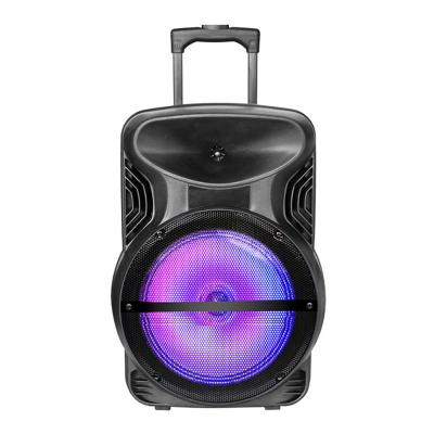 China No Sound System Active Rechargeable Speaker Karaoke Player 15 Inch for sale