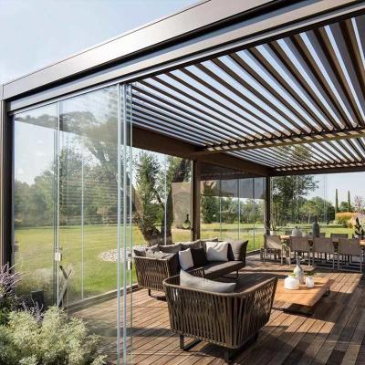 Cina Bioclimatic aluminum pergola outdoor retractable pergola awning in vendita