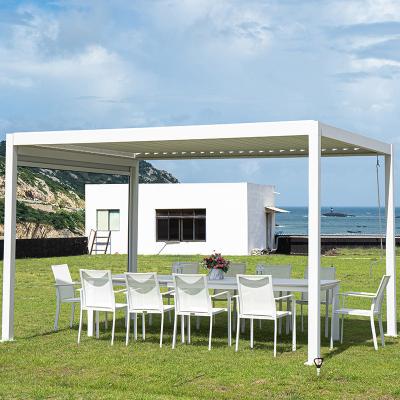 China Ip67 van het de Pergolazonnescherm van het Aluminiumterras de Pergola van het de Pergolametaal met Intrekbaar Dak Te koop