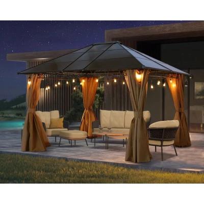 China 10' x 12' Aluminum and Steel Hardtop Gazebo en venta