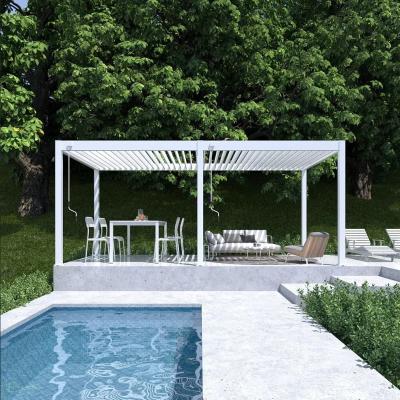 China Ventilation Garden Electric Intelligent Rainproof Villa Aluminum Shade Patio for sale