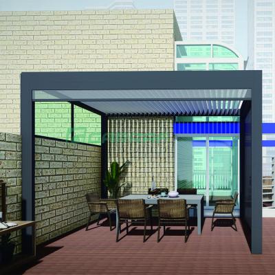 China Luxuriöse freistehende Terrasse Aluminium wasserdichte Garten Pergola zu verkaufen