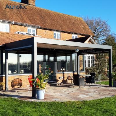 Chine Pergola électrique imperméable à l'eau, canopée de toit, pergola en aluminium rétractable, bioclimatique à vendre