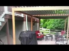 aluminum pergola