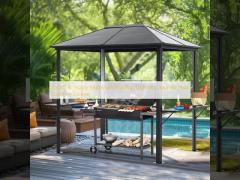 Stylish & Sturdy Aluminum Hardtop Gazebos: Your All-Year Outdoor Escape