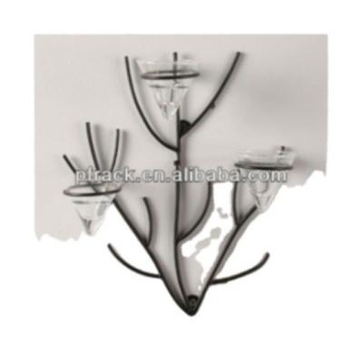 China Home Decoration Metal Wall Mounted Candle Holders for sale