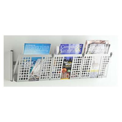 China High Sustainable Perfect Wall Mounted Capoacity Metal Magazine Wire Shelf For Household for sale