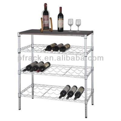 China PF-WR09 Sustainable Tabletop Wine Rack - 5 Bottle, Black) Imperial Lattice Countertop Wine Rack (and Wine Bottle Free Storage) for sale