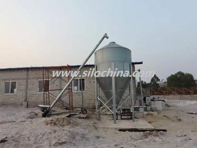 China Feed Hopper Bins: The Essential Component for Efficient Poultry and Livestock Farming for sale